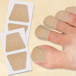 54 Tea Tree Oil Nail Care Stickers - Gentle And Breathable, Ideal for Weak, Discolored, And Damaged Nails - Easy to Apply for Long-Lasting Care, Light Beige Patches Blend Seamlessly, Manicure