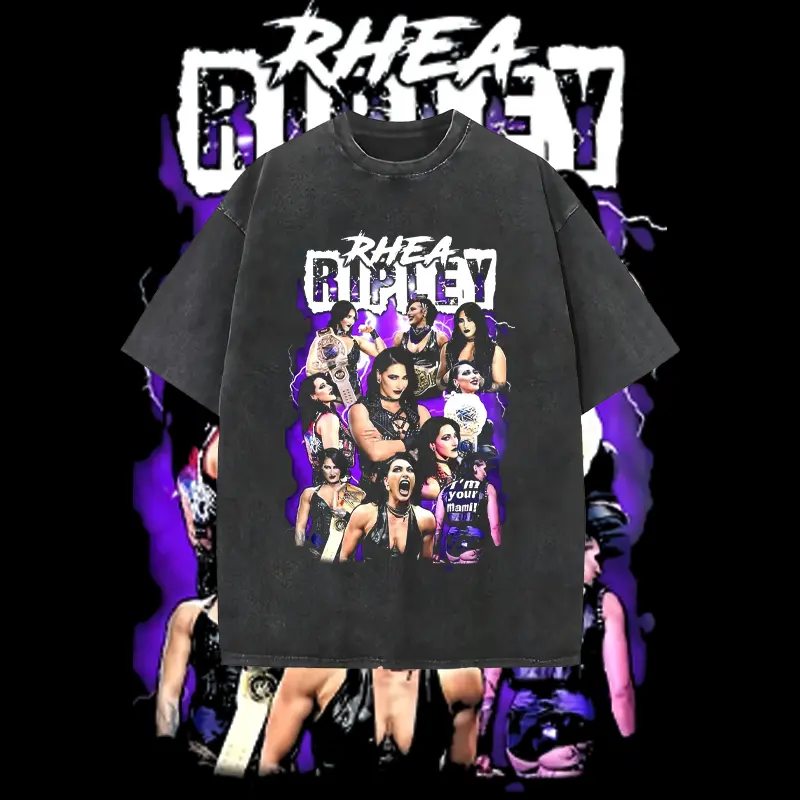 Rhea #Ripley WrestleMania Shirt, Womens Wrestler Smackdown Shirt ...