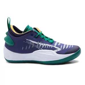 PUMA Womens X June Ambrose Keeping Score Rise Nitro Basketball Sneakers Shoes - Blue