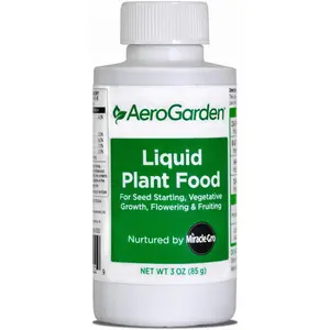 Miraclegro liquid plant fertilizer for use in hydroponic indoor garden 3 fl oz