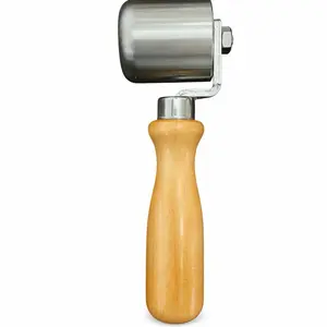 50mm Roofing Roller Heavy Duty Seam Roller with Wooden Handle for Professional Use