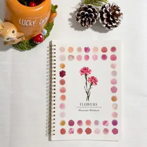 Watercolor Workbook for Beginners, Beginner Friendly, DIY Watercolor Painting Book, Watercolor Specific, Refillable Loose-Leaf Sketchbook, Loose Leaf Pages, Ideal for Art Enthusiasts, Enhanced Experimentation
