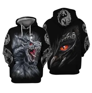 Loves Dragon 3d Unisex Hoodie