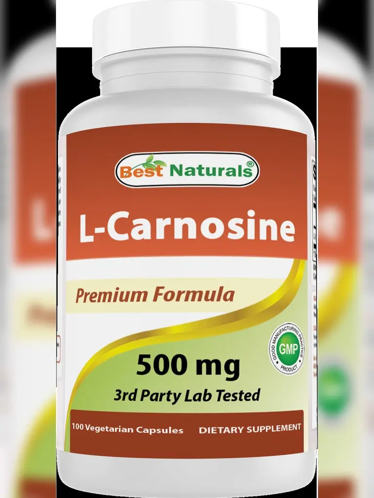 Best Naturals L-Carnosine 500 mg 100 Vcaps