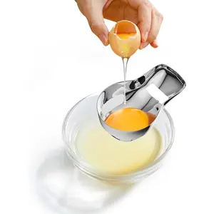 Egg Yolk Separator,Egg Separator for  Eggs, Grade Stainless Steel Egg Yolk White Separator, Kitchen Baking Gadgets