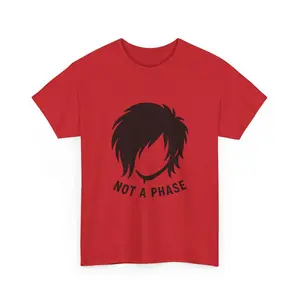 Not a Phase tee | Emo hairstyle graphic shirt