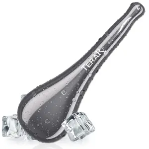 TeraRX Authentic Terahertz Stone Gua Sha Spoon - Meridian Dial Bar Tool for Facial Rejuvenation & Full Body Care - Soothes Tension & Improves Circulation - Compact Storage Box Included