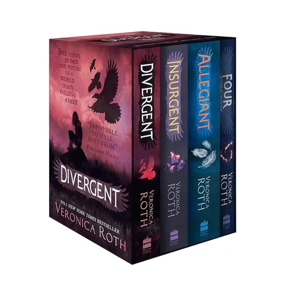 Divergent Series Box Books Set (Books 1-4) Paperback Four 4 books set by Veronica Roth