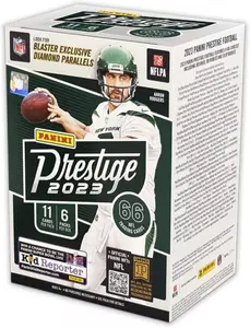 2023 Panini Prestige Football Trading Card Blaster - 66 Football Cards - Look for Rookies of CJ Stroud, Anthony Richardson, Will Levis, Bryce Young, and More!