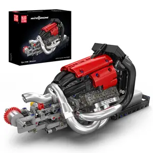 Mould King 10188 Formula Car Motor Engine Building Block Construction Toy 980 Pieces