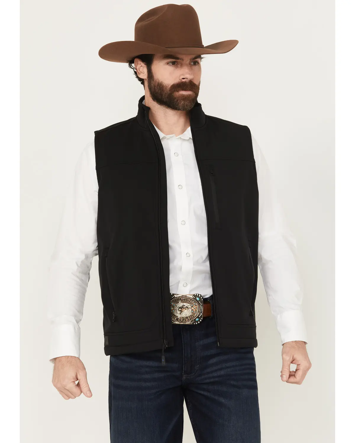 Cody James Men's Men'S Estacado Concealed Carry Softshell Vest - Cjho24v3-Blk Cody James Men's Men'S Estacado Concealed Carry Softshell Vest - Cjho24v3-Blk