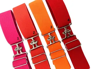 1.5 inch Handmade Adjustable Equestrian Elastic Belt