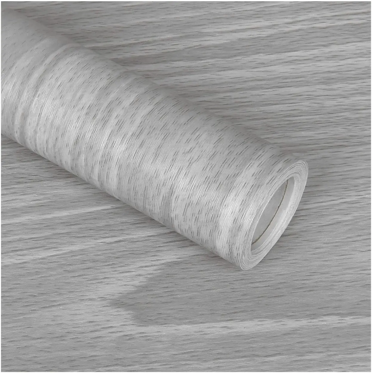Gray Wood Contact Paper 17.71 x 118 Inch Wood Grain Texture Peel and Stick Wallpaper Adhesive Paper Light Grey Wall Covering Desk Shelf Drawer Liner Cabinets Wardrobe