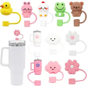 11 count Straw Cover for ,  Straws Topper, Straw Covers Cap for  Cup 30&40oz with Tumblers