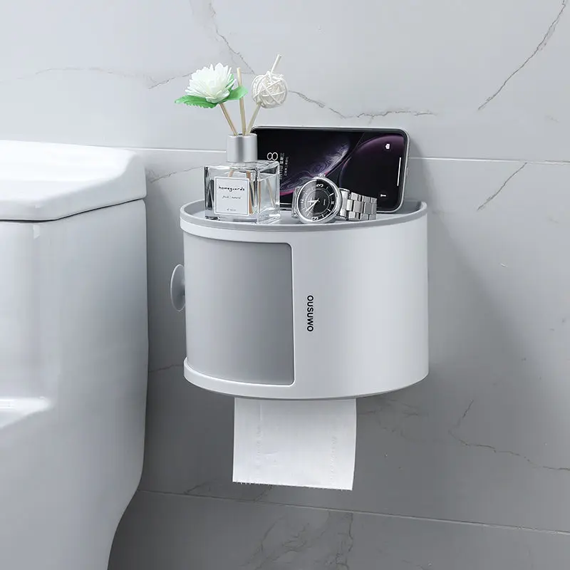 Wall-Mount Toilet Paper Holder