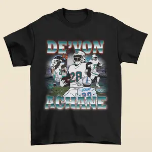 De’Von Achane Vintage Style T-Shirt