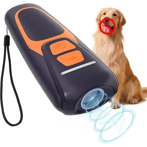 Dog Bark Deterrent Devices, Rechargeable Ultrasonic Anti Barking Device for Dogs, Dog Bark Control Devices 50FT Range Safe for Dogs & Human Portable Indoor