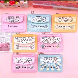 Cute Chikawa Hachiware Usagi PU Card Wallet Style | Zipper Coin Purse High Aesthetic Anime Accessory