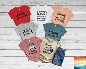 Universal Studios Trip Shirts, Universal Studios Family Shirts, Wizard House School Shirts, HP Shirts, Mischief Supporter Shirt, Mischief