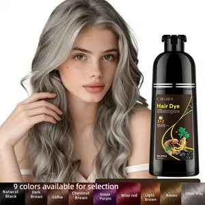 Everyday Fashion Hair Color Shampoo 500ML, 30-Minute Easy Application, Coverage, Long-Lasting Natural Shine, Plant Extract Formula
