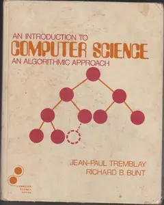 USED-An Introduction to computer science: An algorithmic approach (McGraw-Hill computer science series) by Jean Paul Tremblay (Paperback)
