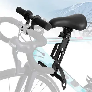 Children's Bicycle Seat MTB Bicycle Children's Saddle Front Frame Mount Baby Seat Child Safety Steering Bike Kids Quick Release Saddle