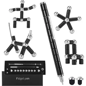 Fidget Pen-Decompression Magnetic Toy, Relieve Pressure Novel Gifts for Kids or Friends! (Black)