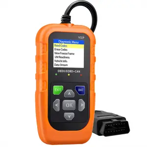 V119 Automotive OBD2 Scanner Diagnostic Tool Code Reader Car Voltage Tester Engine Fault Code Scanner EOBD CAN Charging Tester Diagnostic Tool For OBDII Protocol Cars Detect Faults Anytime Easy To Use - Vehicle
