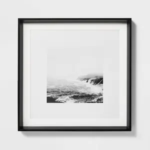 Thresholded w/Studio McGee Minimalist Wall Art Canvas Landscape 20"x20" Framed