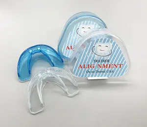 Dental Teeth Alignment Trainer, Mouth Guard for Sports Boxing, Orthodontic Teeth Straightener with Storage Case for Adults