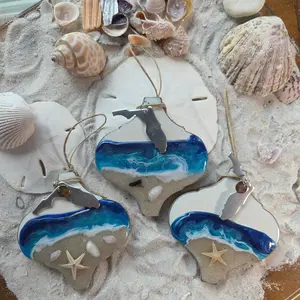 Florida Beach Sand Holiday Ornament