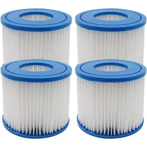 4 Pack Swimming Pool Filters for 58093 Type I Replacement Filter Cartridge for 330 Gallon Inflatable Pool Filter Pump Filter