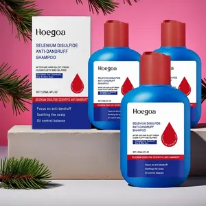 Selenium Sulfide Shampoo, Natural Ingredients for Hair Nourishment, Gentle & Refreshing Shampoo for All Hair Types Hair Growth Shampoo