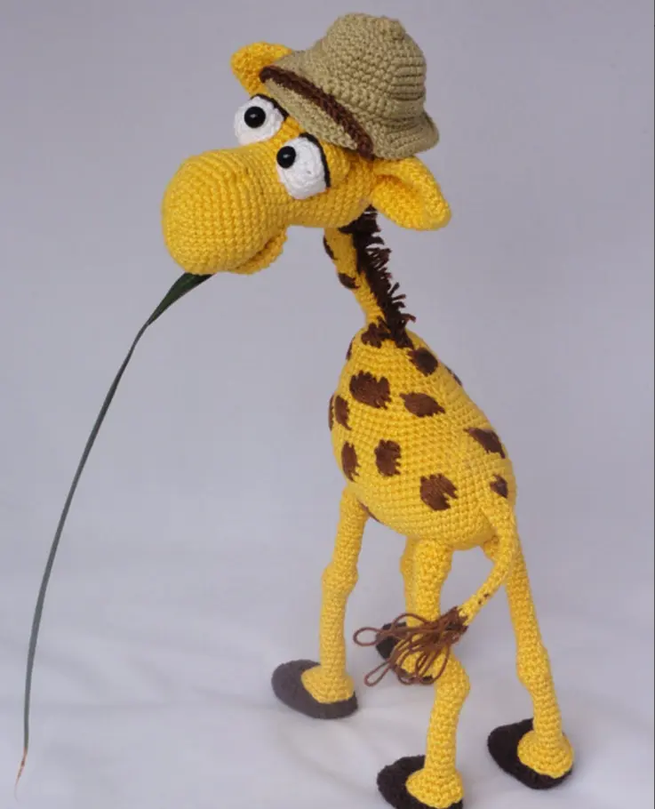 Handmade Crochet Giraffe Plush Toy – Cute Soft Animal