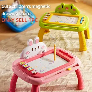 Children's magnetic learning drawing board toy, detachable table leg design, colorful and repeatable graffiti, fine motor skills development, suitable for travel, family, school and outdoor creative play, Writing Board