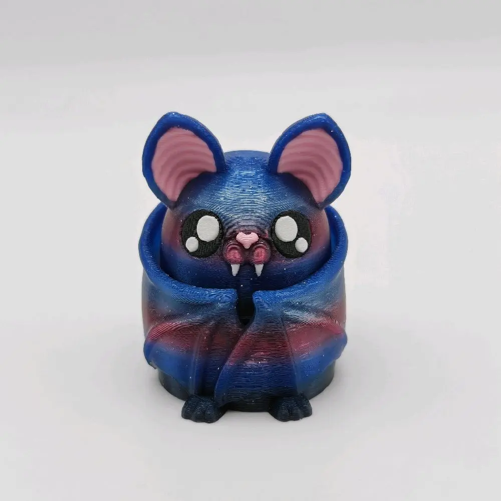 Halloween Bat Clicker Fidget Toy | Spooky Bat Sensory Toy | 3D Printed Halloween Gift | Cute Creepy Desk Toy | Trick or Treat Party Favor