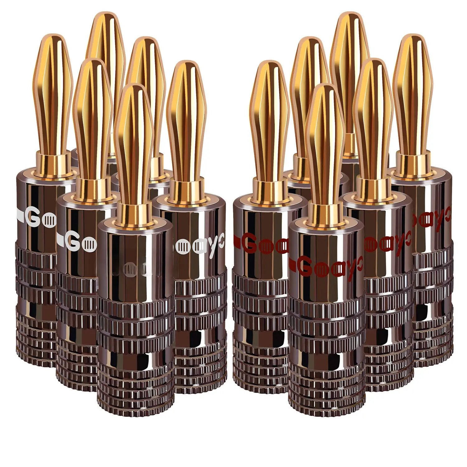 Banana Plugs for  Wire -   Banana Adapter Connector(6 Pairs/12 )