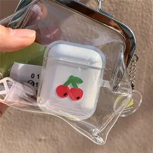 1pc Vintage Transparent PVC Coin Purse Wallet, Portable Mini Waterproof Cosmetic Storage Bag, Makeup Organizer Pouch, Travel Makeup Bag For Girls Women