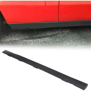 Door Exterior Rocker Panel Guard Compatible with 2008-2014 Dodge Challenger Left Side Skirt Extension Rail Molding Trim Body Kit Replacement