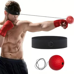 Heavy Punching Bag Reaction Ball Training System with Hanging Loop, Reflex Ball Boxing, Boxing Kickboxing Mma Home Gym Equipment, Speed Accuracy Coordination