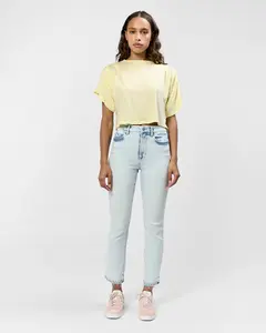 Frankie High Rise Straight Leg Jeans