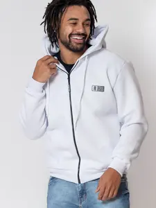 POLO WEAR Men's Fullzip Fleece Hoodie with Logo, Oversized Fit, Soft and Comfortable Fabric, Timeless Casual Style, Cotton Long Sleeve - Gym Classic Menswear Coat Polyester