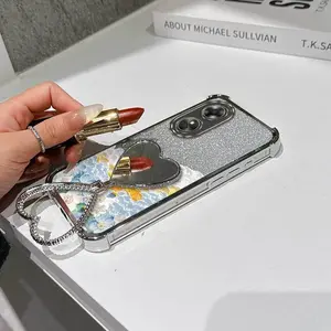 1 Piece Chic Suitable For Oppo A58/A79 5G/A57/A78/A17/A60/A38/A18/A54/A16/A77/A77s/A54s/A57s/A57e/A16s Beautiful time Phone Case Cover Suitable For OPPO A17 Made Of Flexible With Slim And Stand For Gym