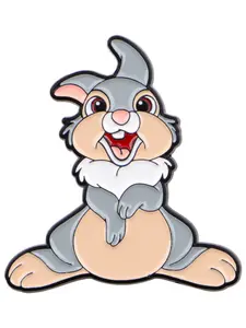 Adorable Deer Rabbit Kawaii Animal Brooch, Unique Zinc Alloy Pin, Durable Metal Pins, Funny Pet Lover Gift, Creative Accessory for All Seasons, Lapel Brooch