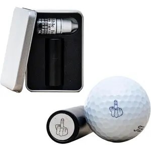 Golf Ball  |   Golf Ball Stamper with Refillable Permanent Ink | Custom Golf Ball  Marker | Golf Ball  Gifts for Golfers | Golf Balls