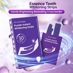 Teeth Whitening Strips,14 Whitening Sessions,Whitening Strips,No-Sensitvity Bleaching GelStrips and Colour Corrector,Surface Stain Reduction,Combining Whitening and Colour Correction Gentle