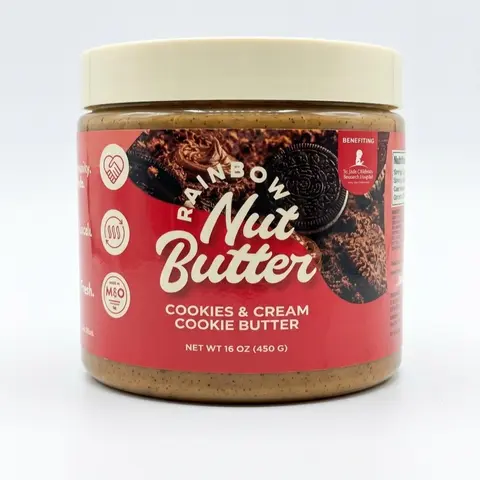 COOKIE BUTTER Cookies & Cream Cookies Snack Treat Dessert Chocolate NO PEANUT BUTTER