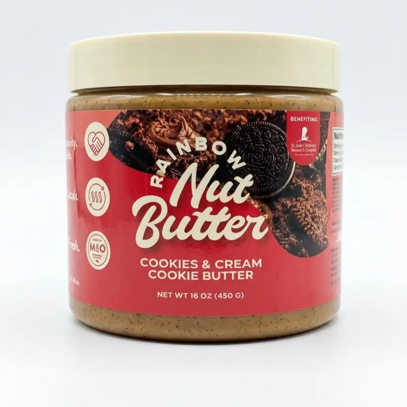 COOKIE BUTTER Cookies & Cream Cookies Snack Treat Dessert Chocolate NO PEANUT BUTTER