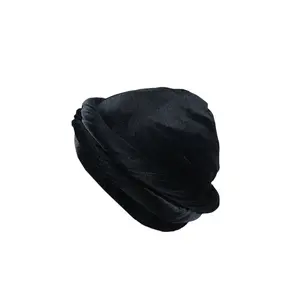 Velvet Turban Durag with Satin Lining Headwrap for Everyday Use Protects Hair One Size fits Most