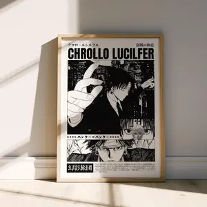 Hunter x Hunter Poster, HxH Chrollo Poster, HxH Poster, Manga Poster (Unframed-Print Only)